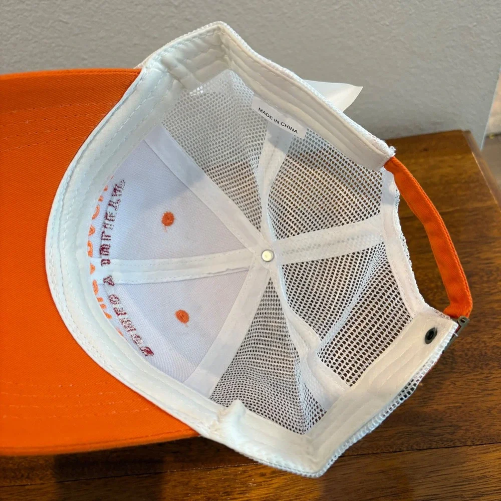 Romeo y Julieta 1875 Nicaragua Trucker Hat‎ Orange White Mesh Snapback Cigar